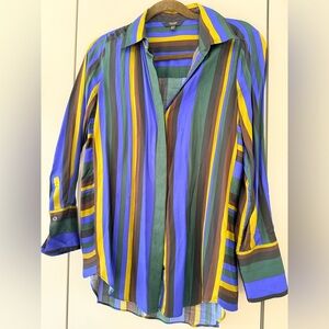 Multicolor Striped shirt 🩶